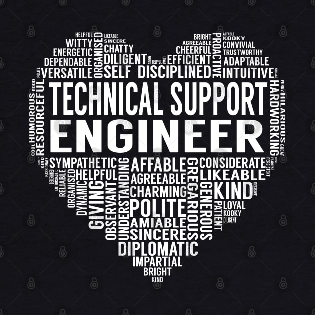 Technical Support Engineer Heart by LotusTee